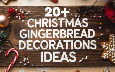 20+ Creative Ideas for Gingerbread Christmas Decorations